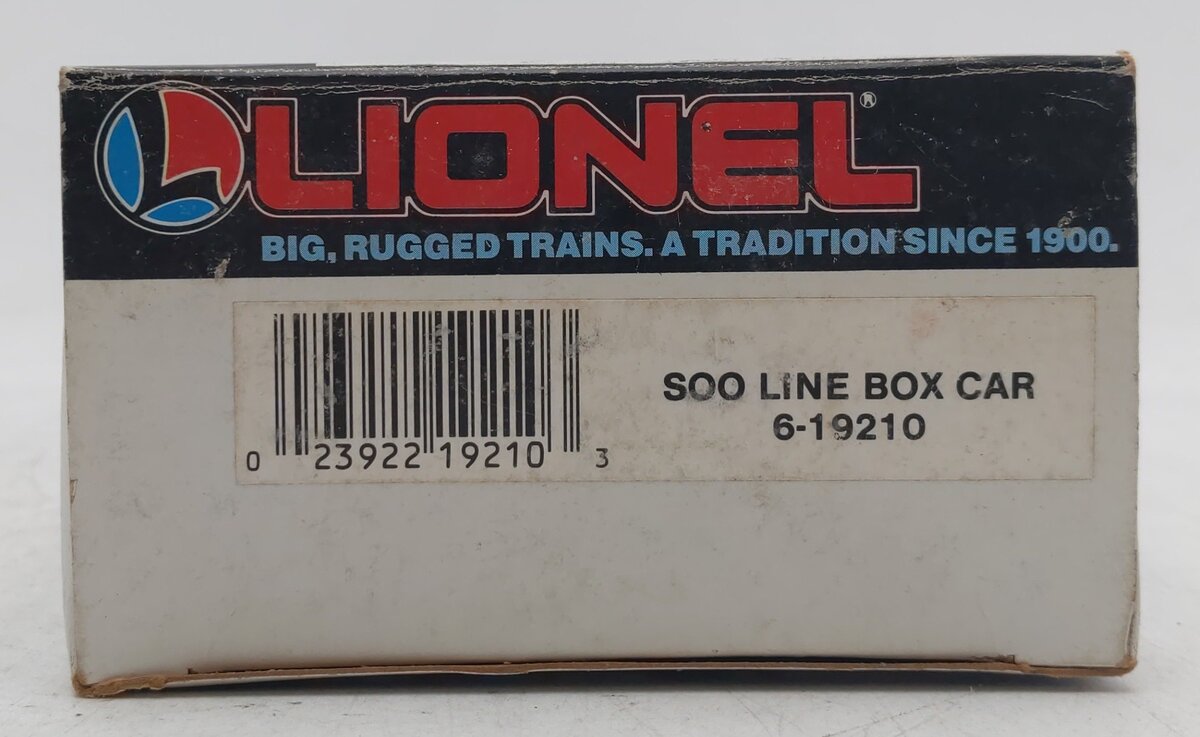 Lionel 6-19210 O Gauge Soo Line Boxcar EX/Box