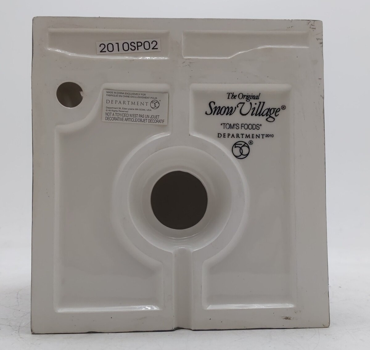 Dept 56 808947 Snow Village "Tom's Foods" EX/Box