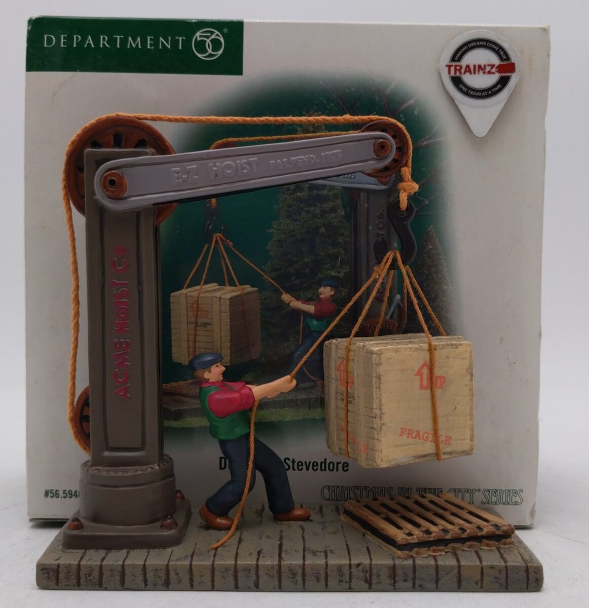 Dept 56 56.59462 Dockside Stevedore LN/Box