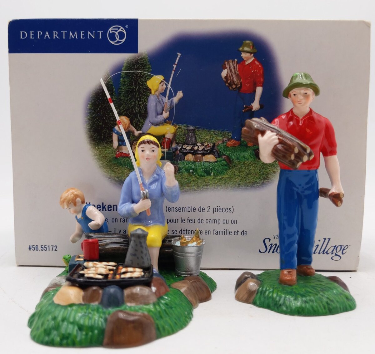 Dept 56 56.55172 Snow Village "Weekend Getaway" (Set of 2) LN/Box