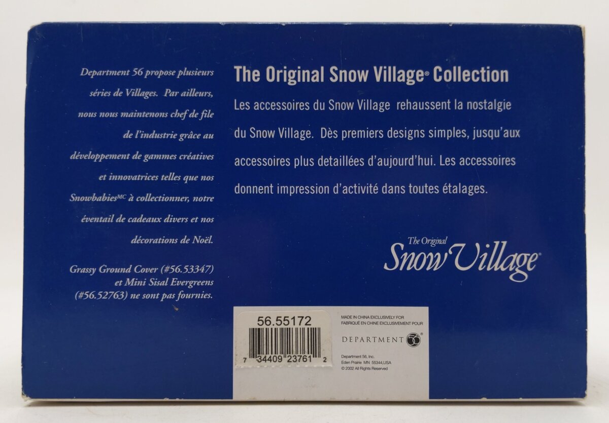 Dept 56 56.55172 Snow Village "Weekend Getaway" (Set of 2) LN/Box