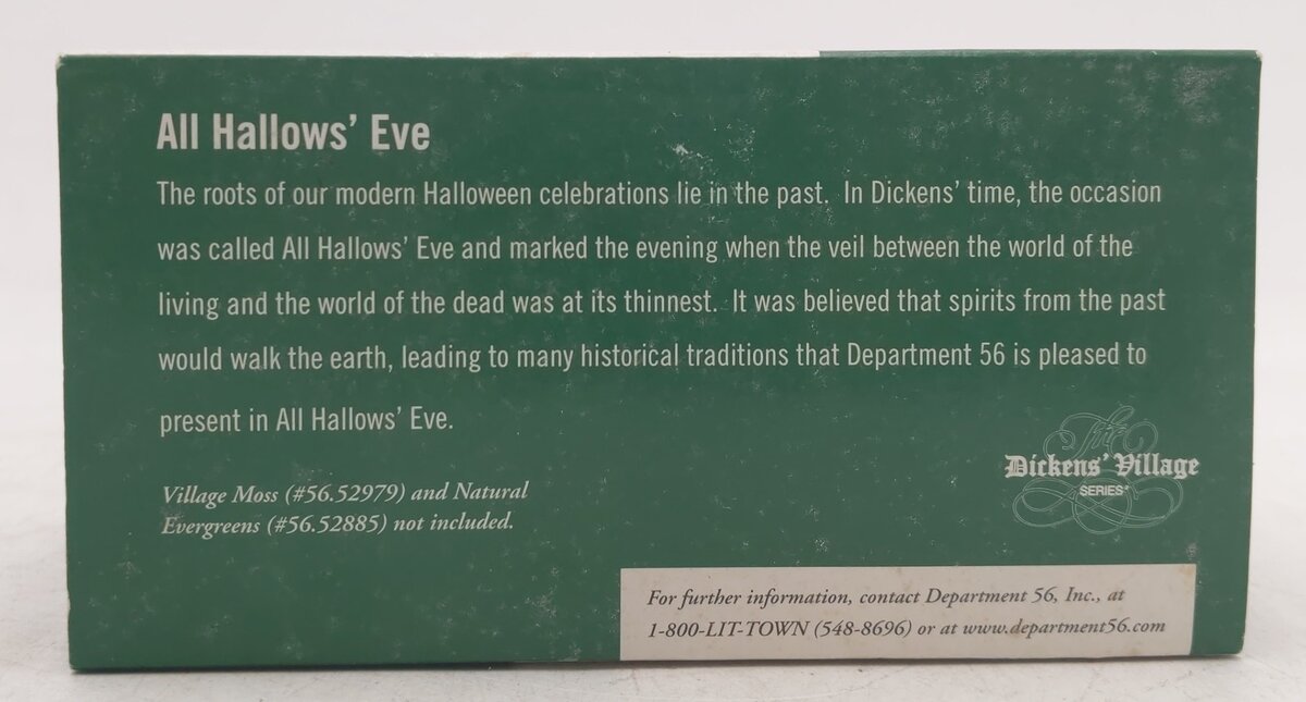 Dept 56 56.58412 Dickens Village All Hollow's Eve 