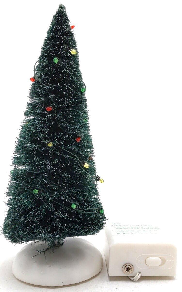 Dept 56 81037 Twinkle Brite Frosted Topiary LN/Box