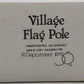 Dept 56 5177-2 Village Flag Pole LN/Box