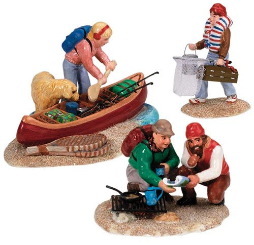 Department 56 56.55116 The Original Snow Village Family Canoe Trip NIB