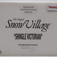 Dept 56 54884 Snow Village "Shingle Victorian" LN/Box