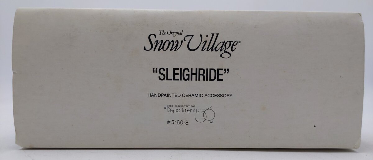 Dept 56 5160-8 Snow Village "Sleighride" LN/Box