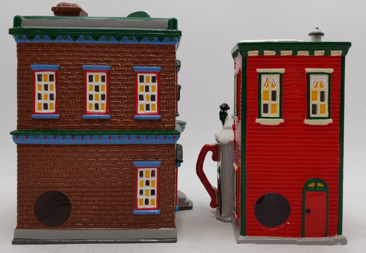 Department 56 54902 Snow Village "Saturday Morning Donation" Set VG/Box
