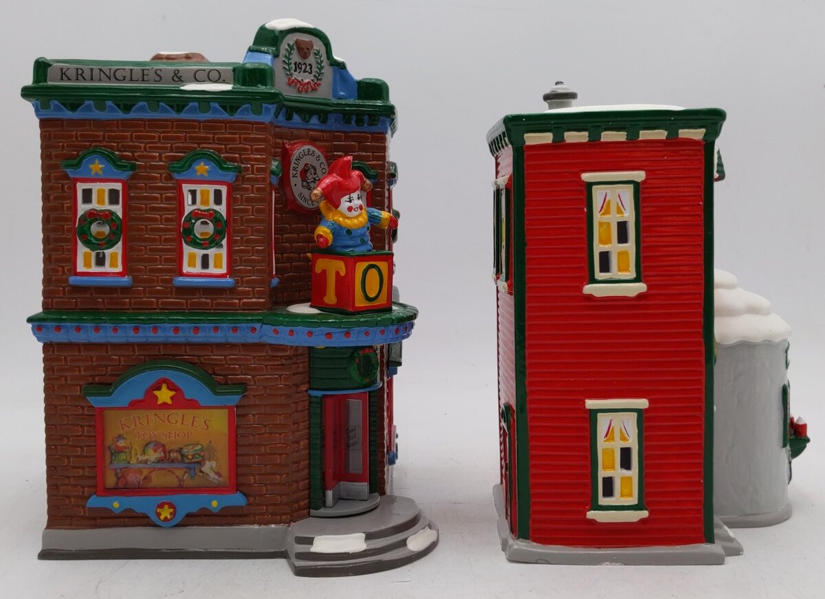 Department 56 54902 Snow Village "Saturday Morning Donation" Set VG/Box