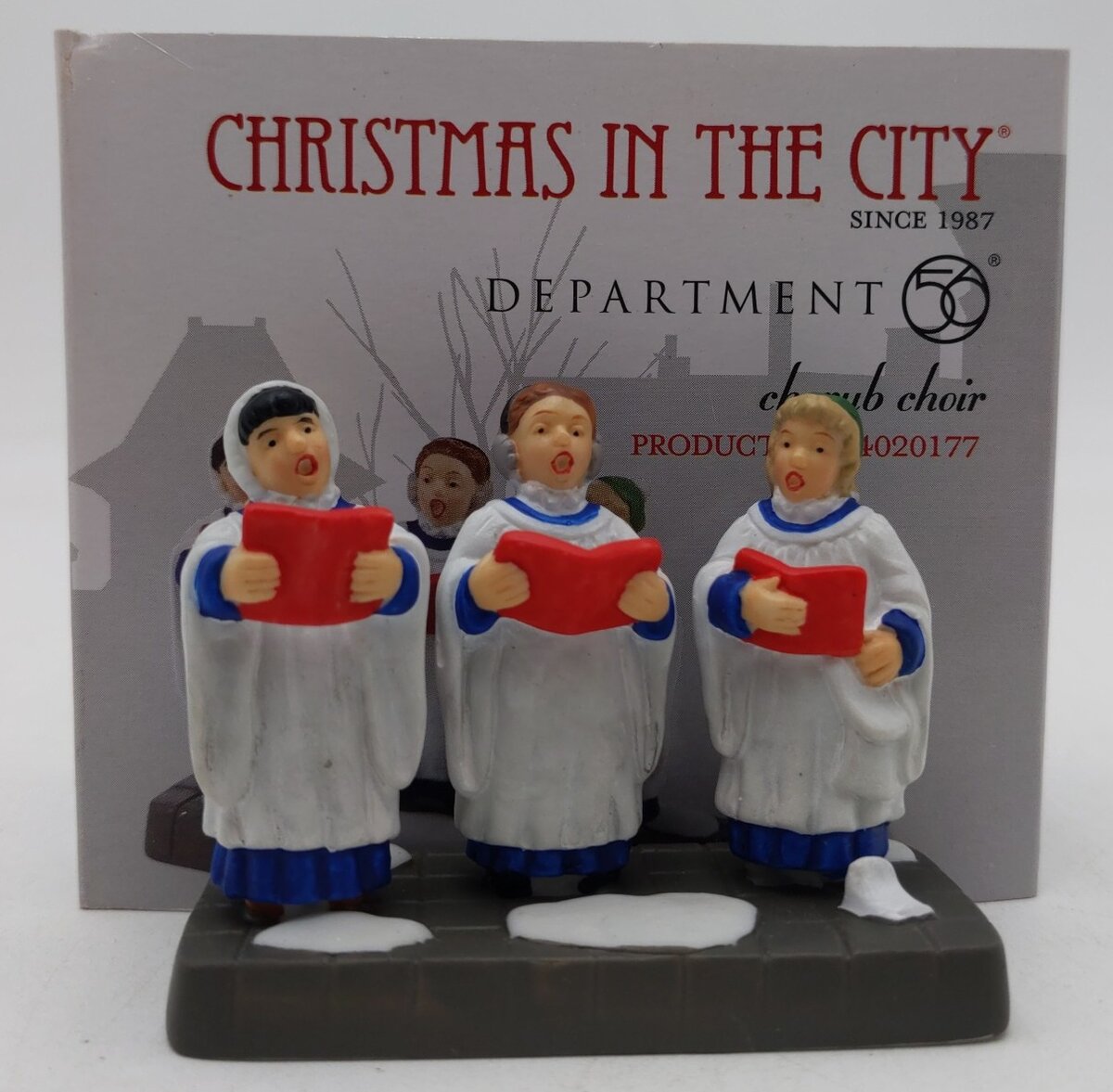 Dept 56 4020177 Heritage Village Christmas In The City Cherub Choir LN/Box