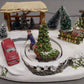 Home Accents 1000047839 1950's LED Village Shop w/Father & Son Figures EX/Box