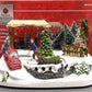 Home Accents 1000047839 1950's LED Village Shop w/Father & Son Figures EX/Box