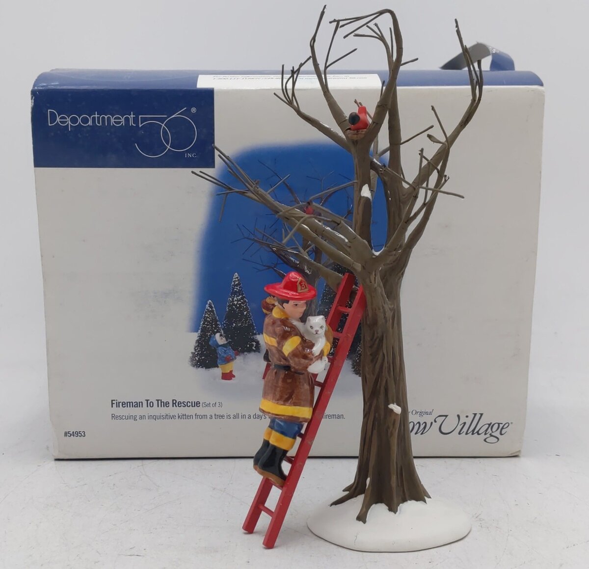 Dept 56 5495-3 Fireman To The Rescue EX/Box
