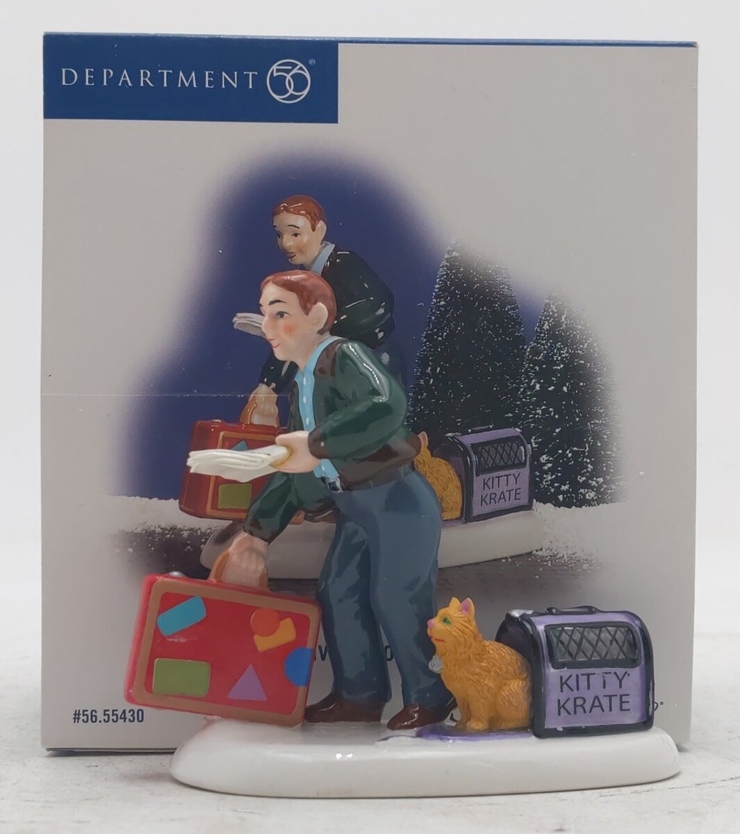 Dept 56 55430 Snow Village "They Have A Room For Us" EX/Box