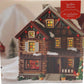St. Nicholas Square Illuminated Log Cabin EX/Box