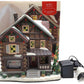 St. Nicholas Square Illuminated Log Cabin EX/Box