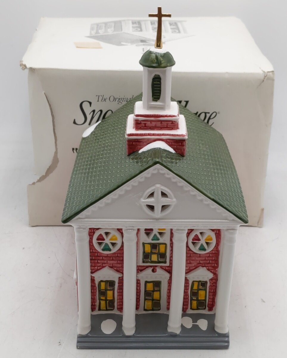 Dept 56 5119-5 The Original Snow Village: Colonial Church EX/Box