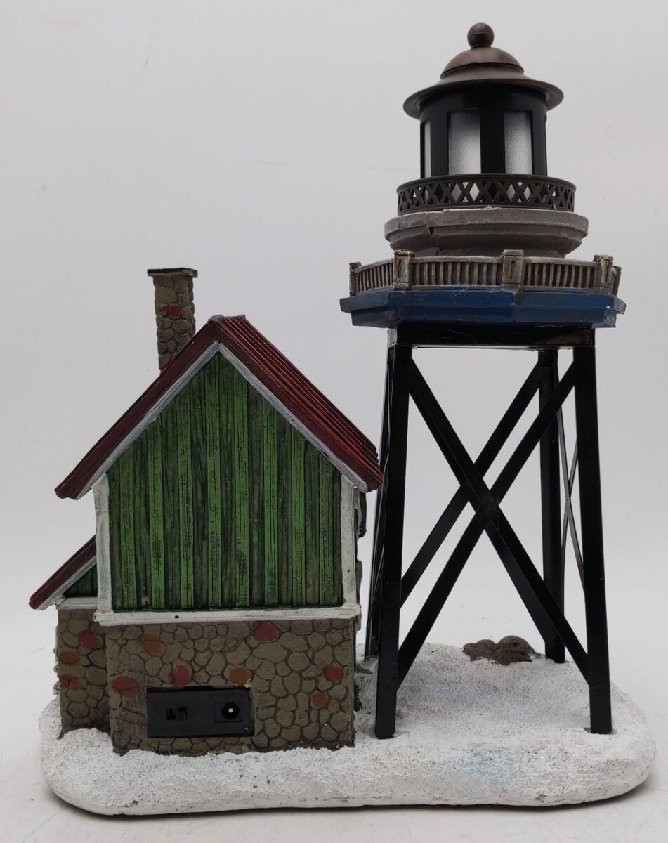 Cracker Barrel Collectible 461985 Fiber Optic House w/LED Lighthouse LN/Box