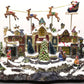 Holiday Living Lighted Village With Santa LN/Box