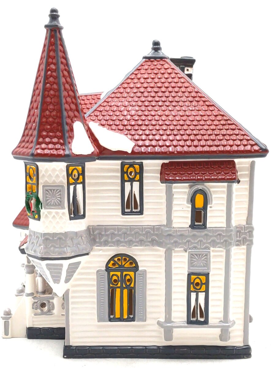 Dept 56 5157-8 Queen Anne Victorian Ceramic House LN/Box