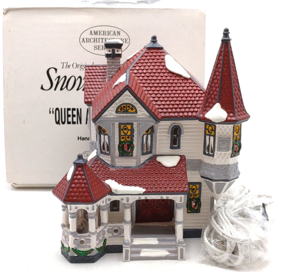Dept 56 5157-8 Queen Anne Victorian Ceramic House LN/Box