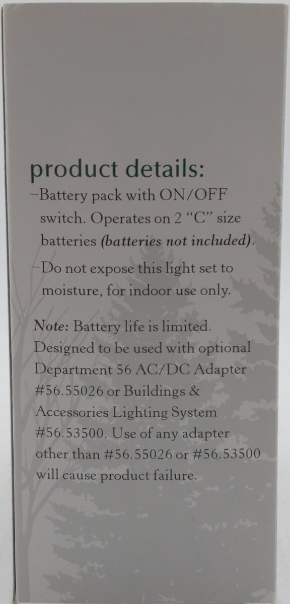 Dept 56 4025435 Peppermint Street Lights (Set of 2) LN/Box