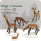 Dept 56 4020253 Wooden Deer Family (Set of 3) NIB
