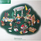Dept 56 56.52945 Village accessories "Village flea market" (Set Of 38) LN/Box