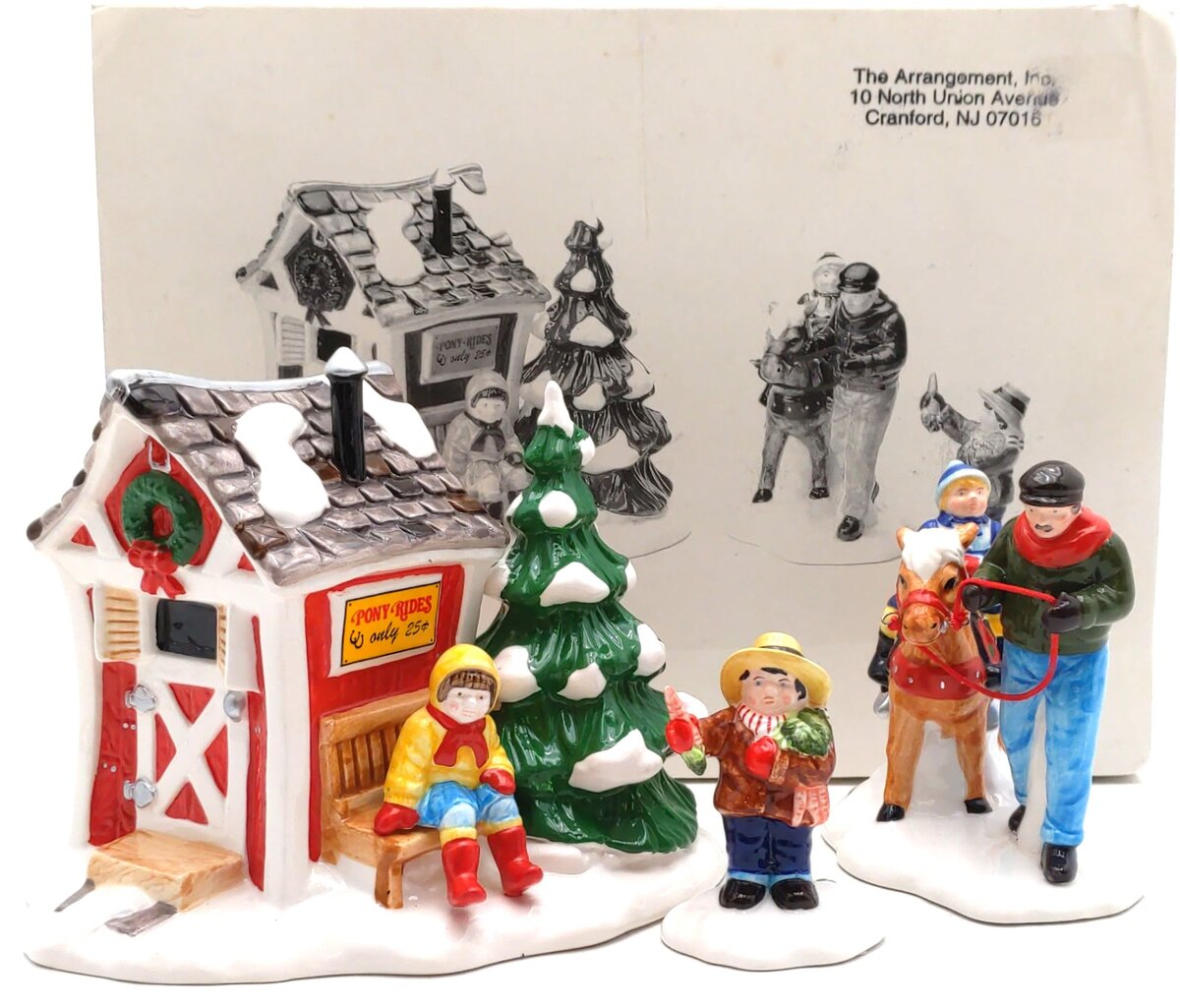 Dept 56 5453-4 Pint-Size Pony Rides LN/Box