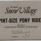 Dept 56 5453-4 Pint-Size Pony Rides LN/Box