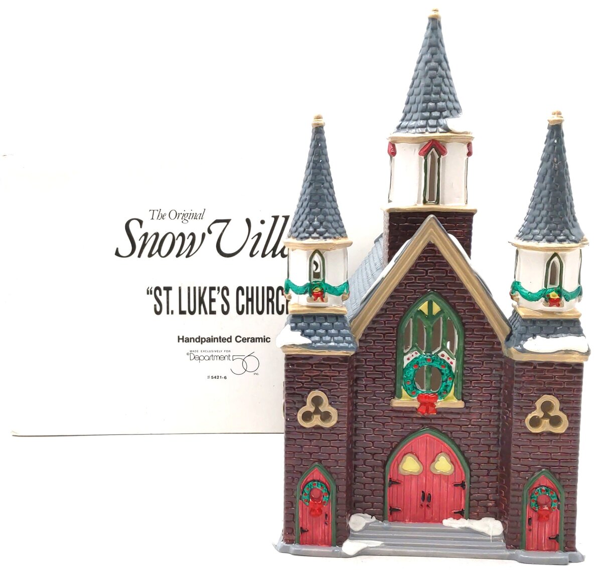 Dept 56 5421-6 St. Luke's Church EX/Box