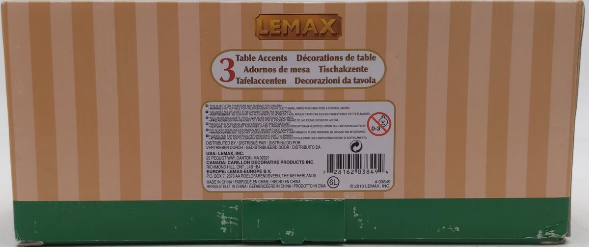 Lemax 03849 Skate Rentals Set of 3 EX/Box