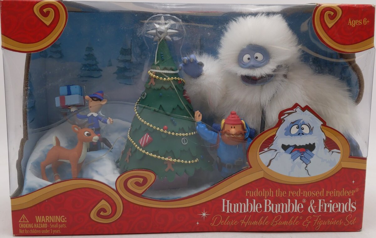 Rudolph The Red Nosed Reindeer Deluxe Humble Bumble and Friends Figurine Set MT/Box