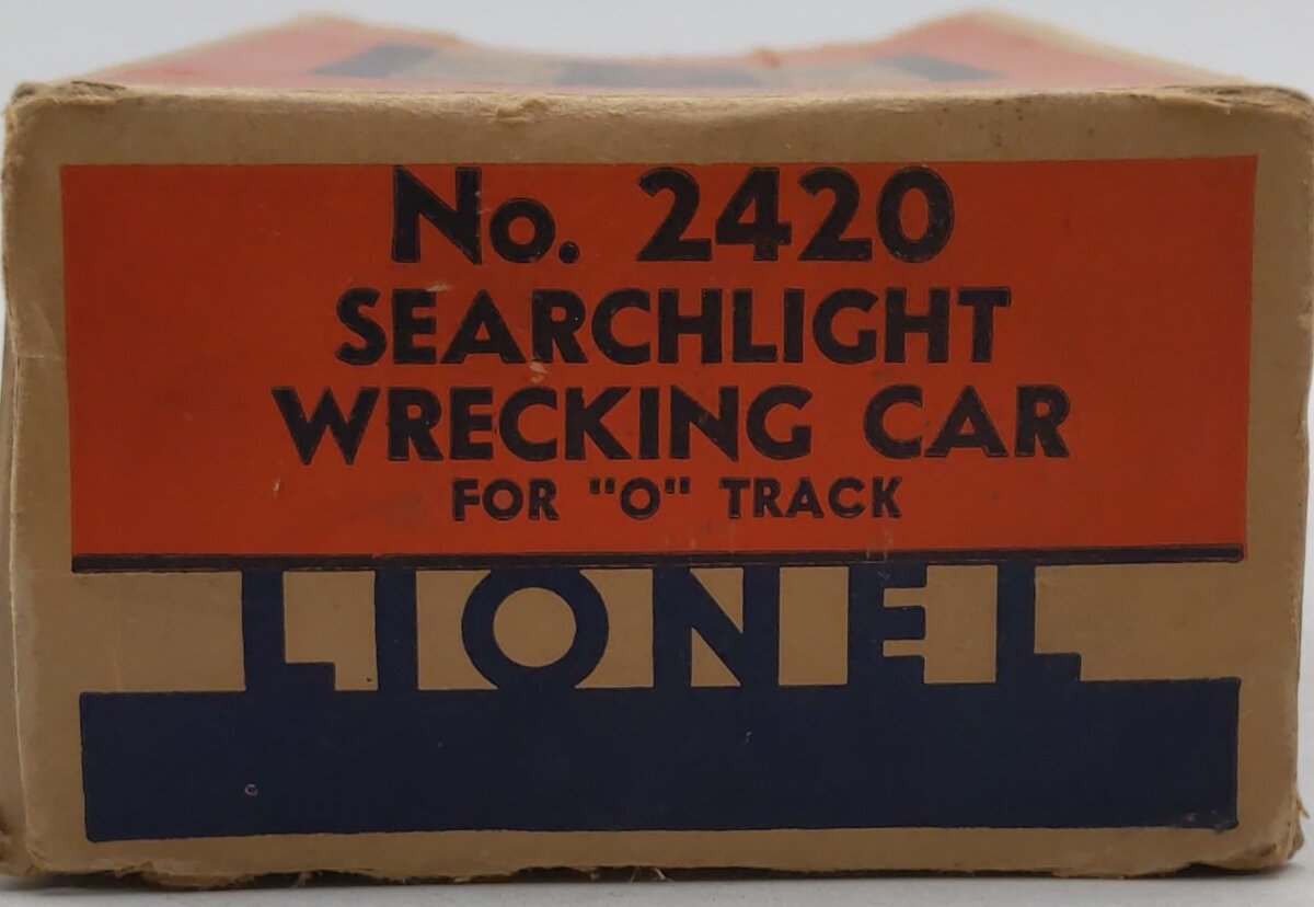 Lionel 2420 Vintage O Delaware, Lackawanna & Western Wrecking Caboose w/Light VG/Box