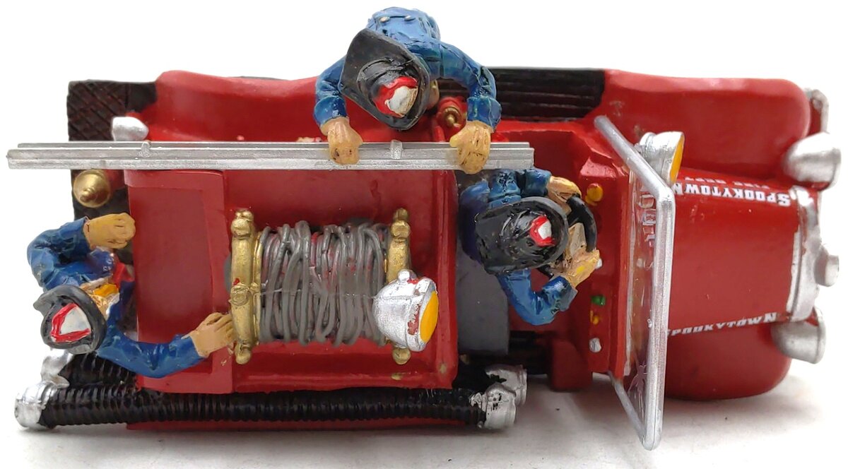 Lemax Spooky Town Ghostly Firefighters EX/Box