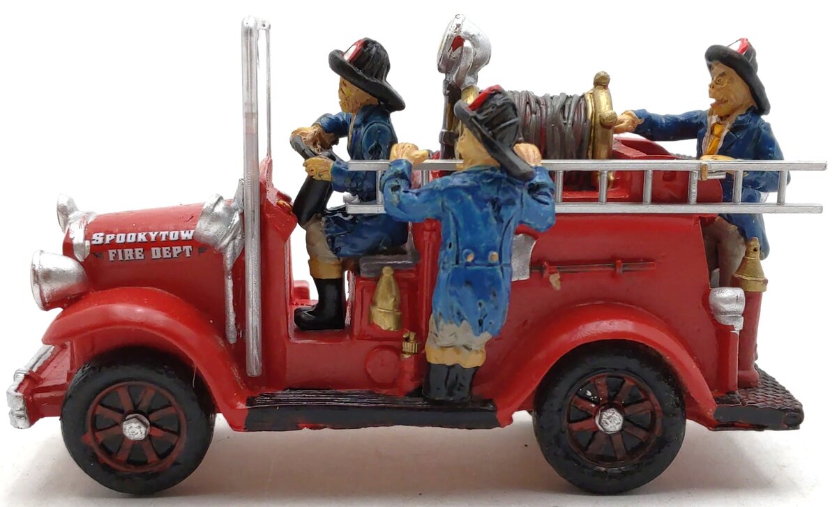 Lemax Spooky Town Ghostly Firefighters EX/Box