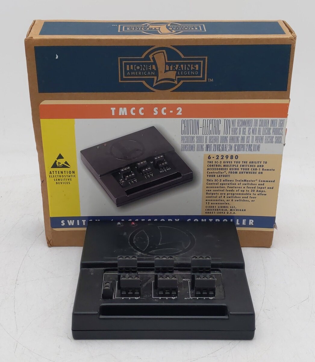 Lionel 6-22980 TMCC SC-2 Switch & Accessory Controller EX/Box