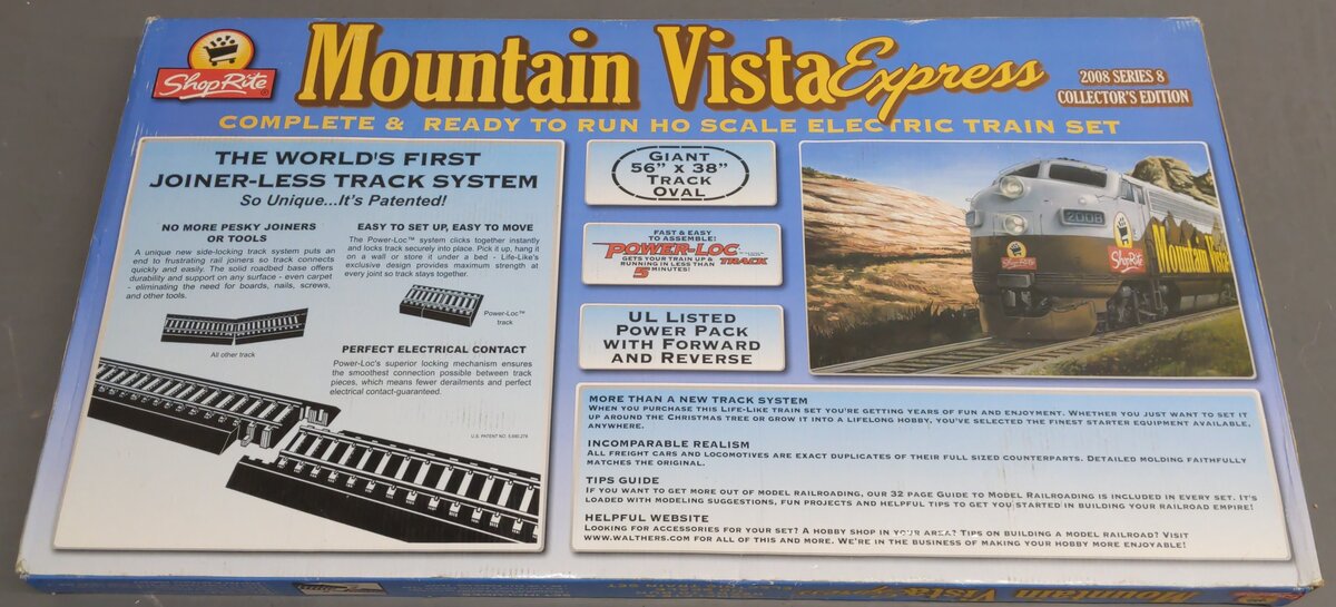 ShopRite Express 433-8807 HO Scale Mountain Vista Express Diesel Freight Set MT/Box