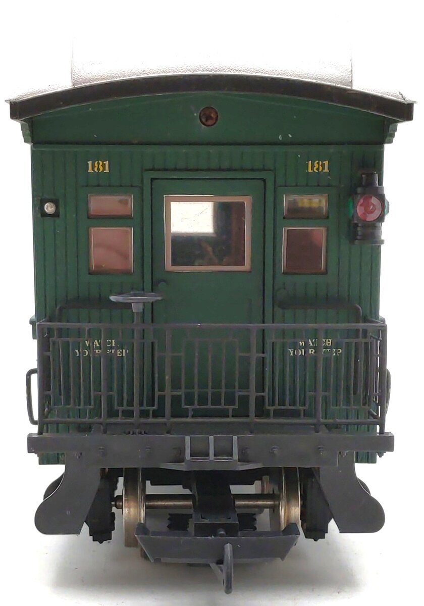 USA Trains 30500 G Scale C&S Overton Observation Car #181 (Metal Wheels) VG
