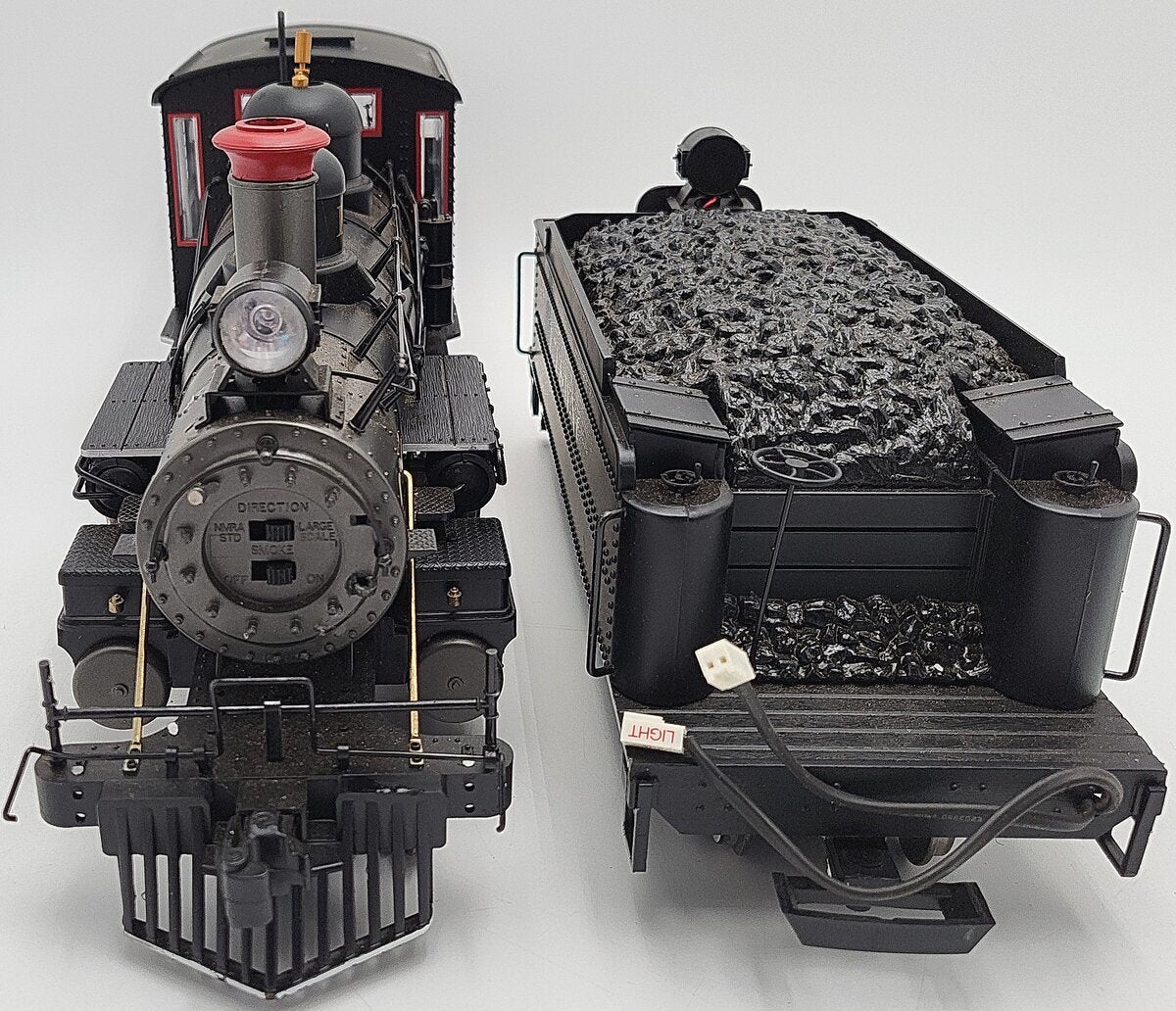 Bachmann 91606 4-6-0 ET & WNC Black Steam Locomotive & Tender #11 G VG