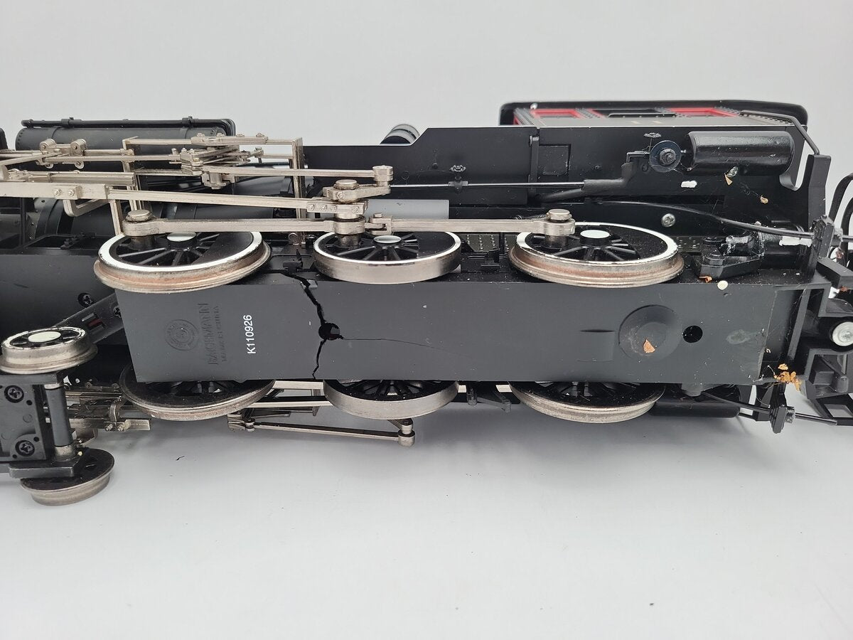 Bachmann 91606 4-6-0 ET & WNC Black Steam Locomotive & Tender #11 G VG