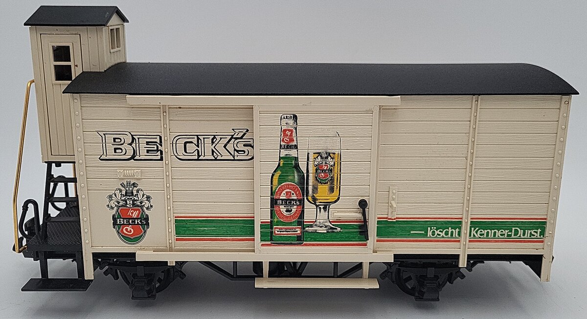LGB 4026 G Scale Beck's Beer Boxcar EX/Box