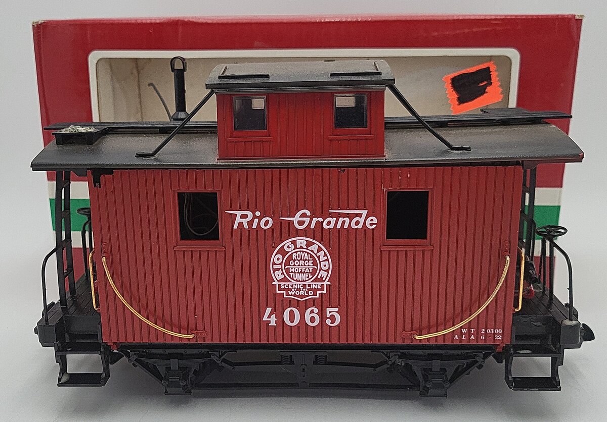 LGB 4065 G Scale Rio Grande Cupola Caboose #4065 VG/Box