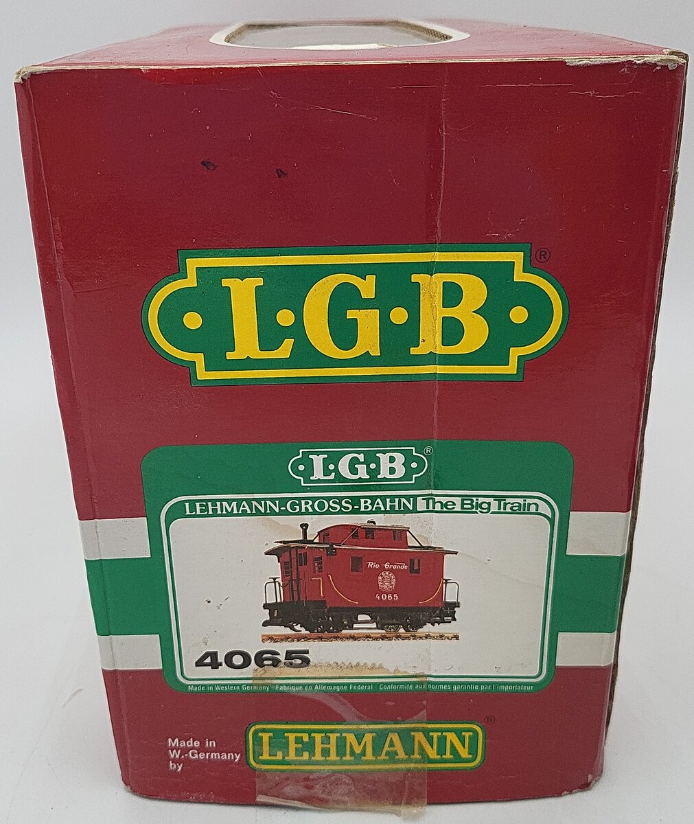 LGB 4065 G Scale Rio Grande Cupola Caboose #4065 VG/Box