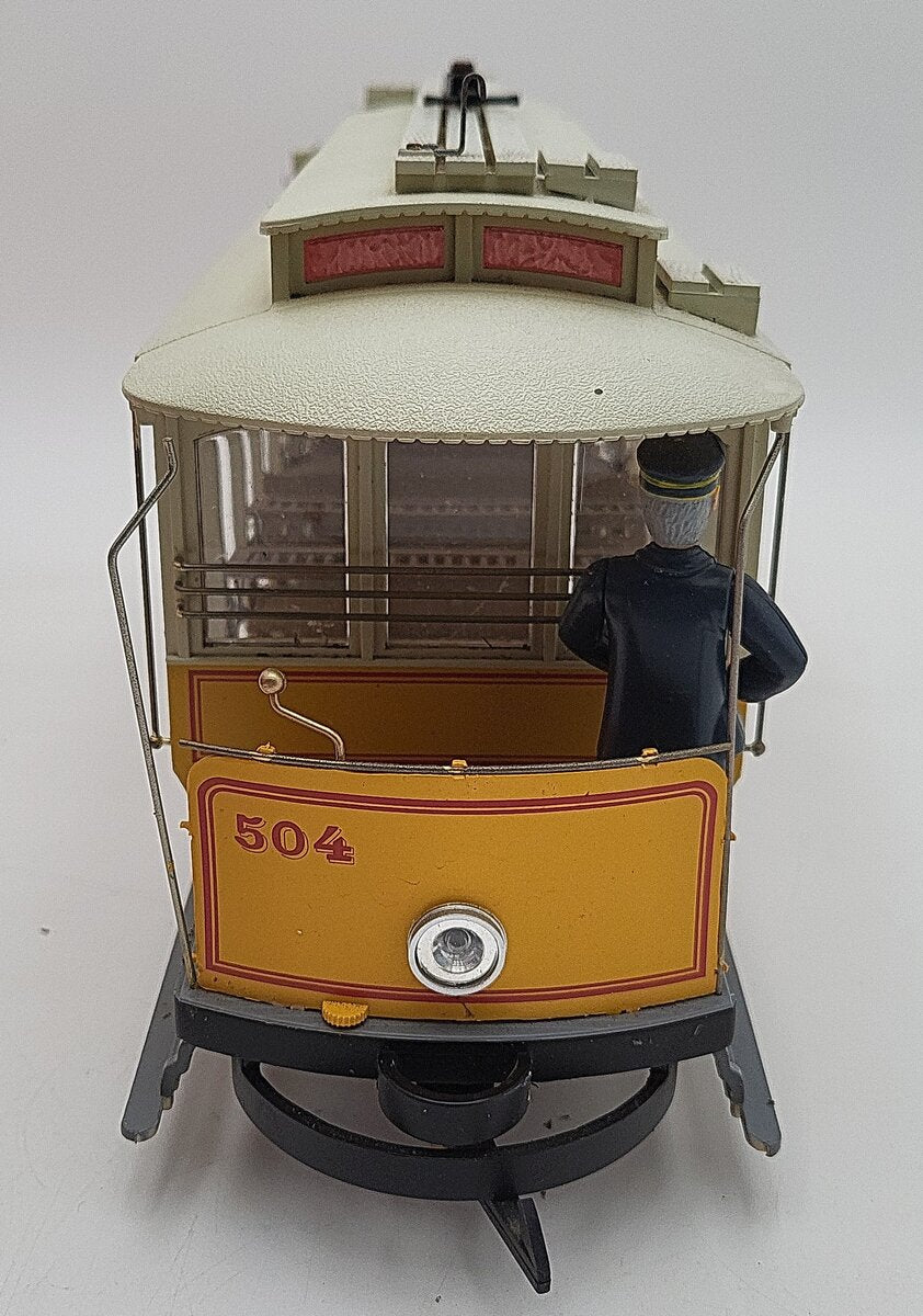 Bachmann 93938 G Scale United Traction Co Motorized Open Street Car VG/Box