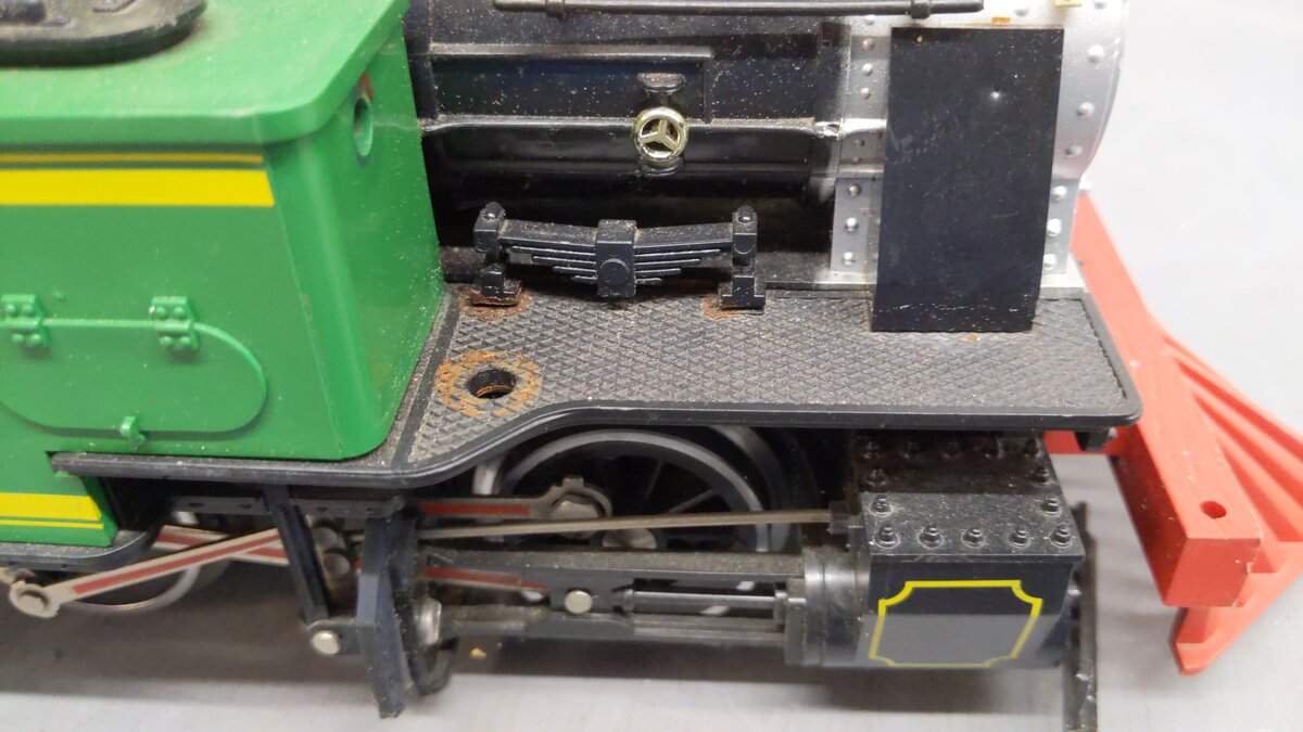 LGB 2017D G Gauge Green 0-4-0 Steam Locomotive with Motorized Tender VG/Box