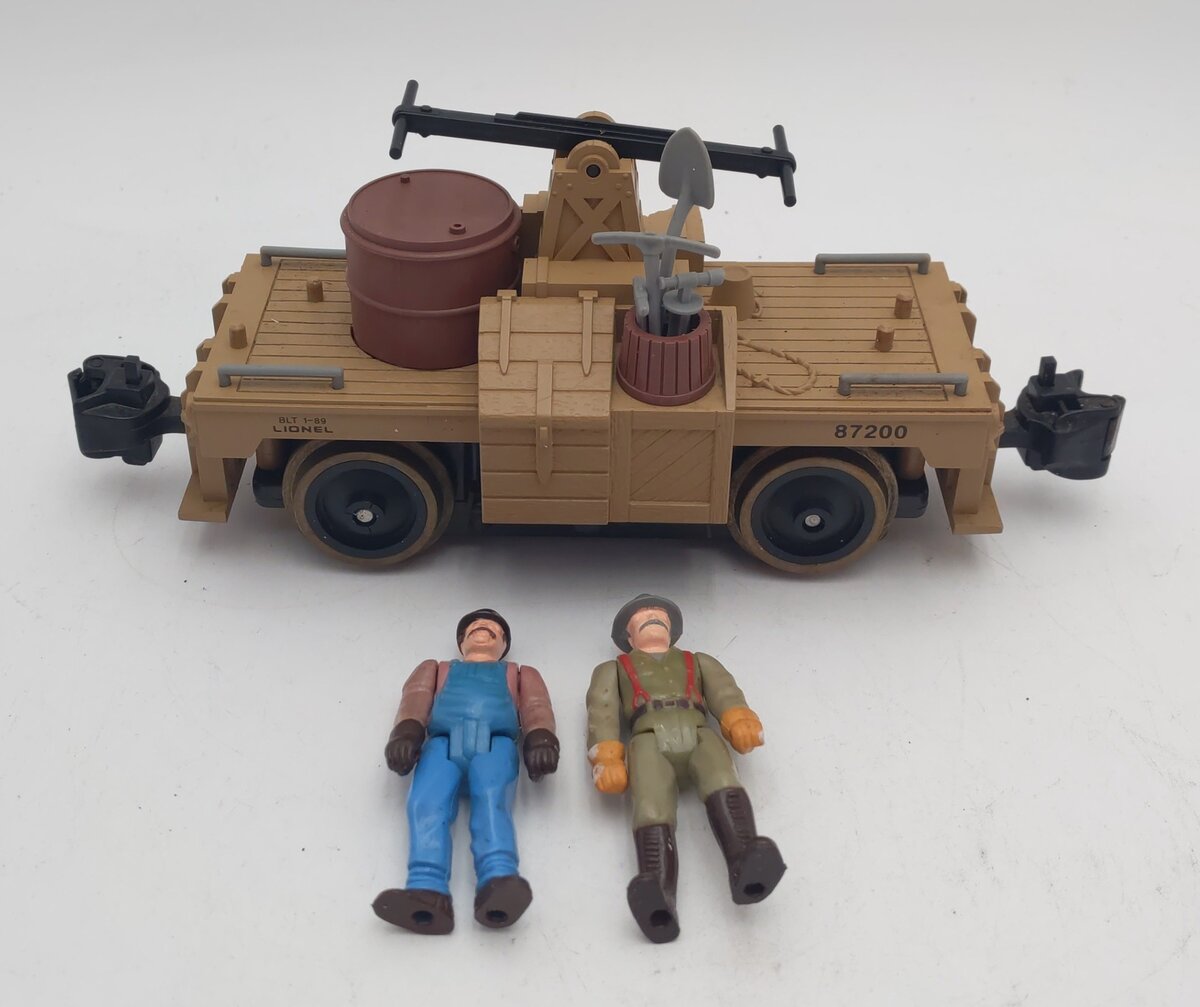 Lionel 8-87200 G Scale Buford & Roscoe Handcar EX/Box