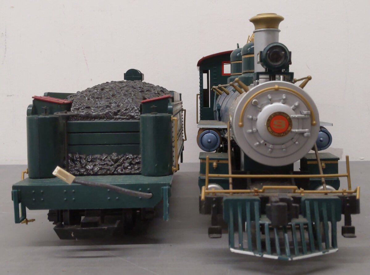 Bachmann G Scale Holiday Express 4-6-0 Steam Locomotive #9 EX