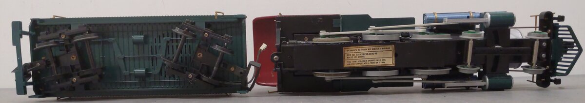 Bachmann G Scale Holiday Express 4-6-0 Steam Locomotive #9 EX