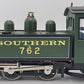 Bachmann 762 G Southern Baldwin Steam Locomotive #762 VG/Box